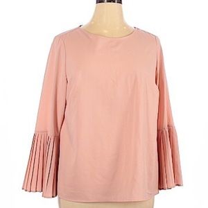 Jasmine & Juliana Chiffon Blouse Pink, 3X